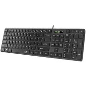 تصویر صفحه کلید باسیم جنیوس مدل SlimStar 126 SlimStar 126 Wired keyboard