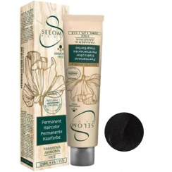 تصویر رنگ مو بدون آمونیاک سلوم شماره ۰-۱ حجم ۱۲۰ میل رنگ مشکی 