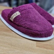 تصویر دمپایی حوله ای حمام 