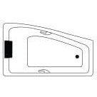 تصویر وان حمام لادر lador مدل 210 