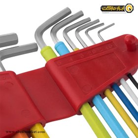 تصویر ست آچار آلن شش گوش 9 عددی رونیکس Ronix RH-2042 Ronix RH-2042 Hex key Set