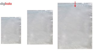 تصویر پاکت زیپ دار پنگوئن مدل 003 بسته 54 عددی 