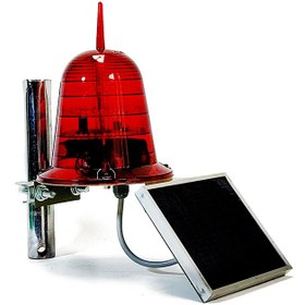 تصویر چراغ هشداردهنده خورشیدی مدل C660-100 