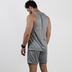 تصویر ست مردانه تاپ حلقه ای و شلوارک سوزنی نایک برجسته کد 51002 تکی 