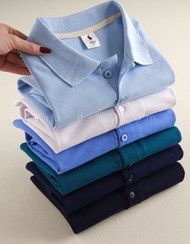 تصویر پولوشرت آستین بلند مردانه پولو سایز ۲XL و XL 