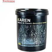 تصویر خمیر میکروسمنت سفید کارن حجم 1kg Karen Micro Cement Texture