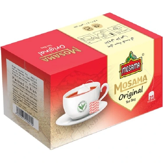 Mosama Tea خرید و قیمت چای کیسه ای ویژه مسما - بسته 25 عددی | ترب