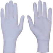 تصویر دستکش نخی سفید درجه ۱ (ضد حساسیت) بسته ۱۰ جفتی 