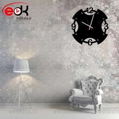 تصویر ساعت دیواری فانتزی طرح هارمونی 3 در رنگ و ابعاد انتخابی 