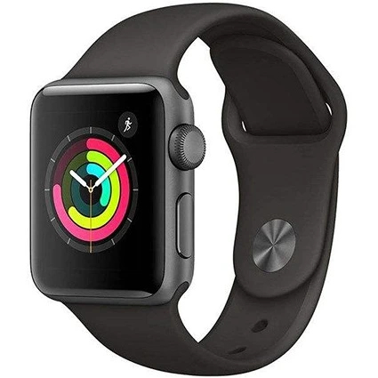 Apple watch series 3 38mm silver 2025 with white band