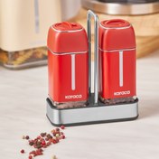 تصویر نمک پاش و فلفل پاش کاراجا Horizon قرمز 