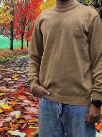 تصویر بافت مردان یقه گرد 