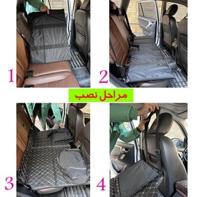 تصویر تشک سفری خودرو آردوج مدل تاشو با نظم دهنده و کیف مخصوص 