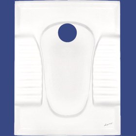 تصویر توالت ایرانی آرمیتاژ مدل آریا تخت و گود 