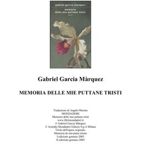 تصویر دانلود کتاب Memoria delle mie puttane tristi 2011 کتاب انگلیسی Memoria delle mie puttane tristi 2011