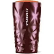 تصویر خرید ماگ سرامیکی طرح‌دار بنفش استارباکس 355 میلی‌لیتر 