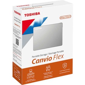 تصویر هارد اکسترنال توشیبا مدل Canvio Flex ظرفیت 2 ترابایت Canvio Flex 2TB Portable External Hard Drive