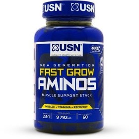 تصویر فست گرو آمینو یو اس ان 60 قرص USN Fast Grow Amino 