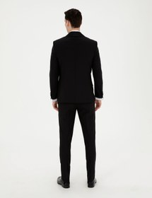 تصویر کت و شلوار مردانه پیر کاردین مدل 981827 رنگ سیاه 