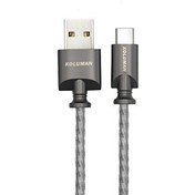 تصویر کابل تبدیل USB به USB - C کلومن مدل KD-21 KOLUMAN KD-21 USB TO USB-C CHARGE AND SYNC DATA CABLE