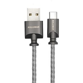 تصویر کابل تبدیل USB به USB - C کلومن مدل KD-21 KOLUMAN KD-21 USB TO USB-C CHARGE AND SYNC DATA CABLE