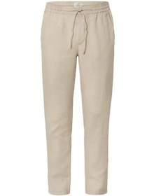 تصویر شلوار راحتی کتان ساده مردانه با بند کشی، بژ برند tchibo Men Drawstring Plain Linen Sweatpants, Beige