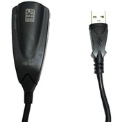 تصویر کابل تبدیل USB به جک 3.5 میلی متری دی نت مدل D-5H 
