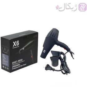 تصویر سشوار موتور سنگین X6 اصل موتورسنگین حرفه ای مدل9997 X6 PROFESSIONAL 9997OIRGINAL