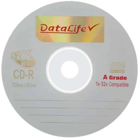تصویر سی دی خام مارک data life data life blank cd pack 50 pieces