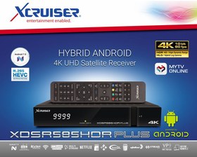 تصویر گیرنده ایکسکروزر 585 پلاس فورکی اندرویدی Xcruiser 585 Plus HDR