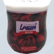 تصویر ژل خوشبوکننده محیط 180 گرمی گل رز لیزر Laser Gel rose Air freshener 180 gr