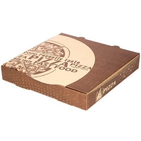تصویر جعبه پیتزا خانواده سایز۳۴ بسته ۱۰۰ عددی 