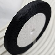 تصویر ربان نیم سانتی مشکی 