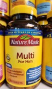 تصویر مولتی ویتامین مردانه 50+ نیچرمید Nature Made Men’s Multivitamin 50+ Tablets Nature Made Men’s Multivitamin 50+ Tablets