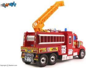 تصویر ماشین اسباب بازی آتش نشانی قدرتی سایز بزرگ 