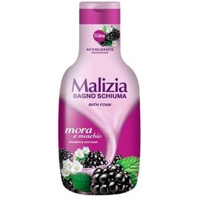 تصویر شامپو بدن مالیزیا حجم ۱۰۰۰ میل با رایحه بلک بری و مشک 