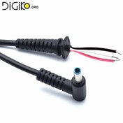 تصویر کابل تعمیری شارژر لپ تاپ HP سوکت آبی سه سیم HP Laptop charger cable