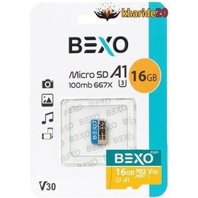 تصویر رم میکرو 64 گیگ بکسو مدل Bexo 667X 100mb 