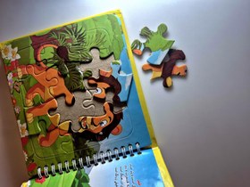 تصویر کتاب پازلی حیوانات اهلی 