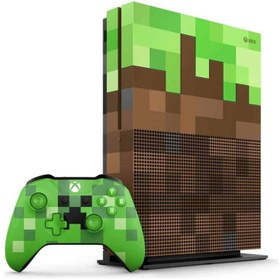 تصویر ایکس باکس وان اس ۱ ترابایت Xbox one S Minecraft Limited Edition 