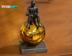 تصویر متال گوی طلایی کد 27 