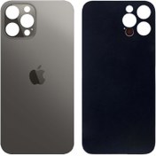 تصویر درب پشت آیفون ۱۲ پرو اورجینال - مشکی 