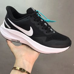 تصویر کفش رانینگ نایک ایر زوم گاید ۷ اکس سفید مشکی Nike Air Zoom Guide 7x 