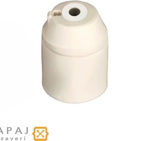 تصویر سرپیچ آویز سرامیکی E27 دو تکه راکورد برنجی پارت الکتریک کد 9071 