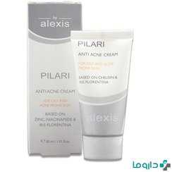 تصویر کرم ضد جوش قوی و لایه بردار پیلاری الکسیس Pilari Alexis Anti Acne Cream