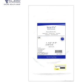 تصویر ورق سیلیکونی نوار سیلیکونی اسکار اف ایکس اسکار هیل - 3.75 * 12.5 سانتیمتر Scar FX Silicone Sheeting Scar Heal