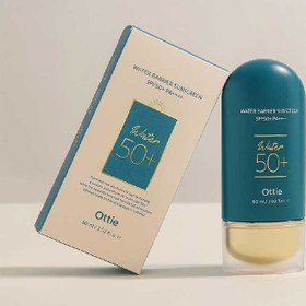 تصویر ضدآفتاب آبرسان و ضد چروک اوتی+water barrier sunscreen spf50 حجم 60میل 