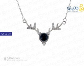 تصویر گردنبند دوستت دارم به صد زبان کد 90-1700 I love you necklace in a hundred languages