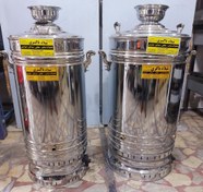 تصویر سماور گازی صنعتی ۶۰ لیتری تنوره دار 