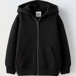 تصویر سویشرت سه نخ داخل کرک برند زارا 